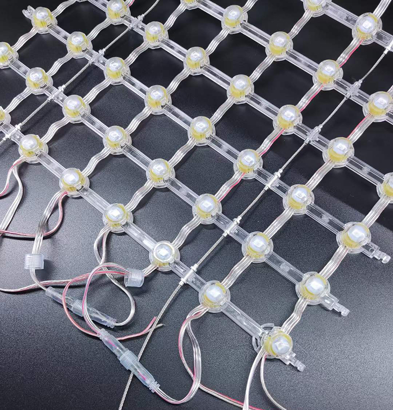 LED网格屏与LED传统屏有什么区别？(图1)